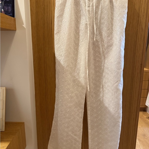 Reformation Olina White Eyelet Pants - Picture 6 of 6